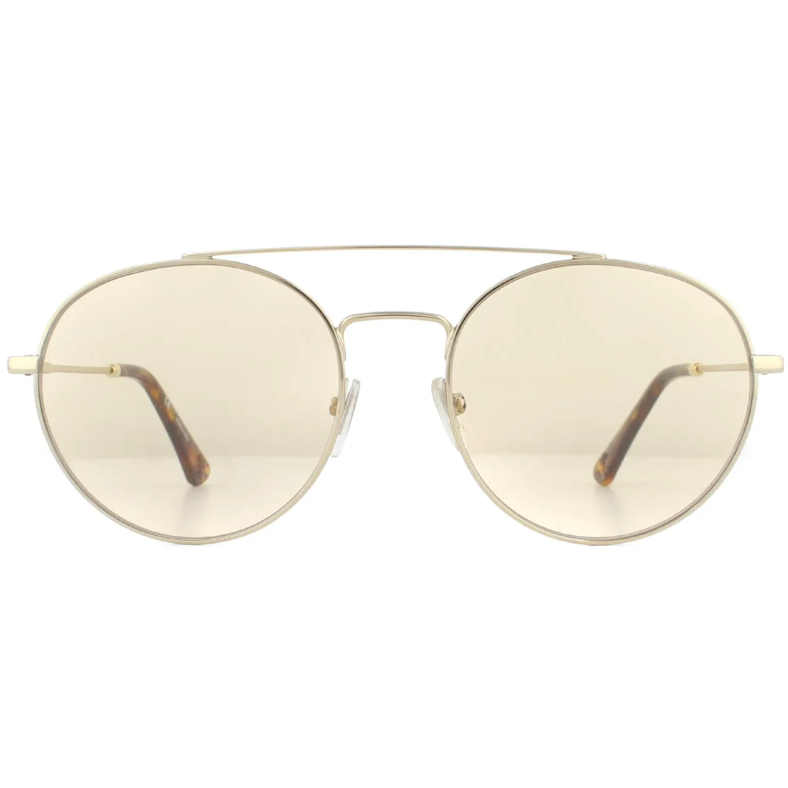 Police Sunglasses SPL728 8FFF Shiny Light Gold Havana Brown