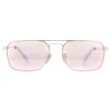 Police Sunglasses SPLA23 Lewis Hamilton 0579 Shiny Palladium Pink 57mm