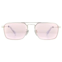 Police Sunglasses SPLA23 Lewis Hamilton 0579 Shiny Palladium Pink 57mm