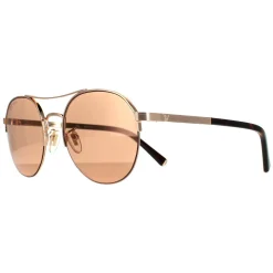 Police Sunglasses SPLA24 Lewis 03 8FCC Shiny Copper Gold Brown Mirror