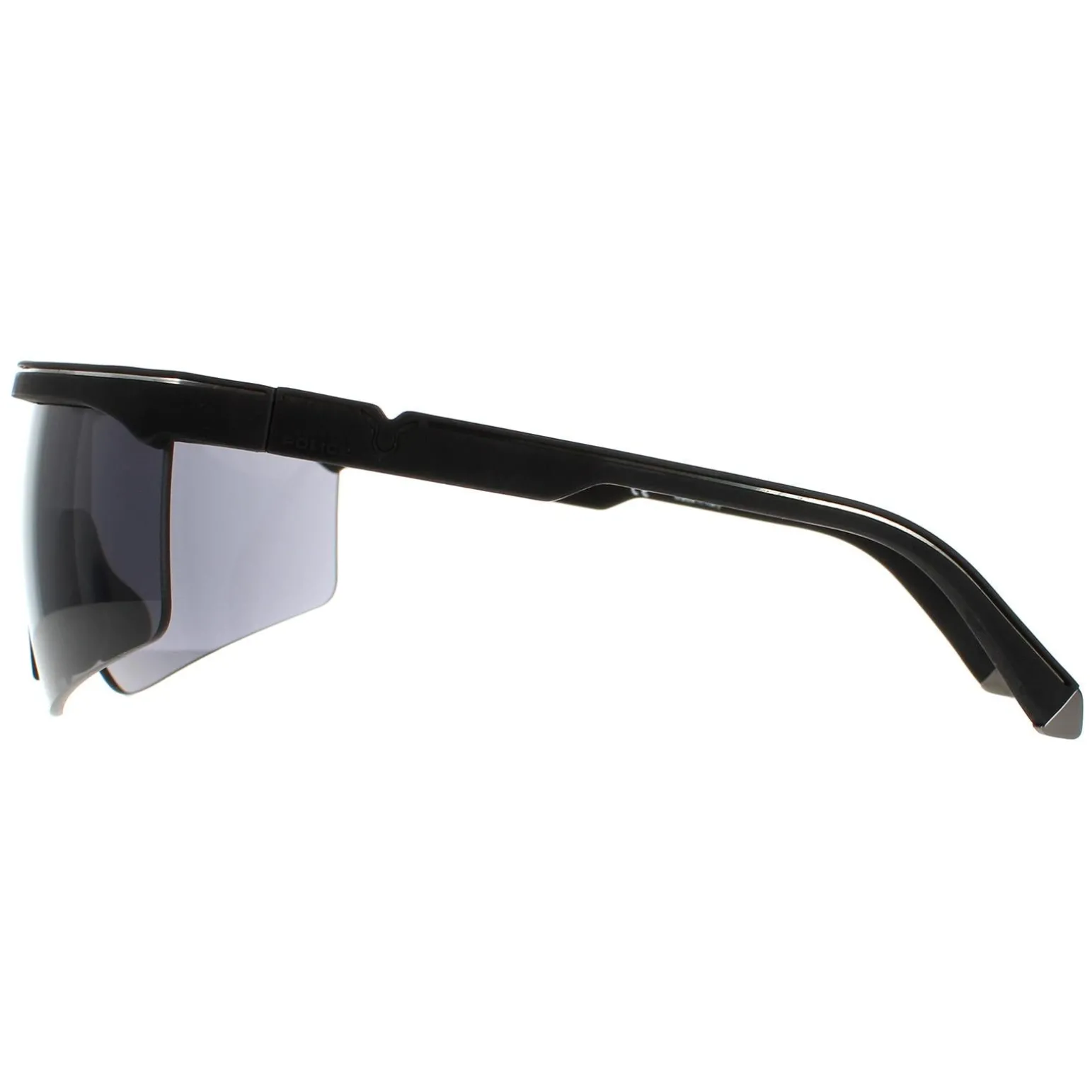 Police Sunglasses SPLA28 Lewis Hamilton 06AA Black Rubber Smoke