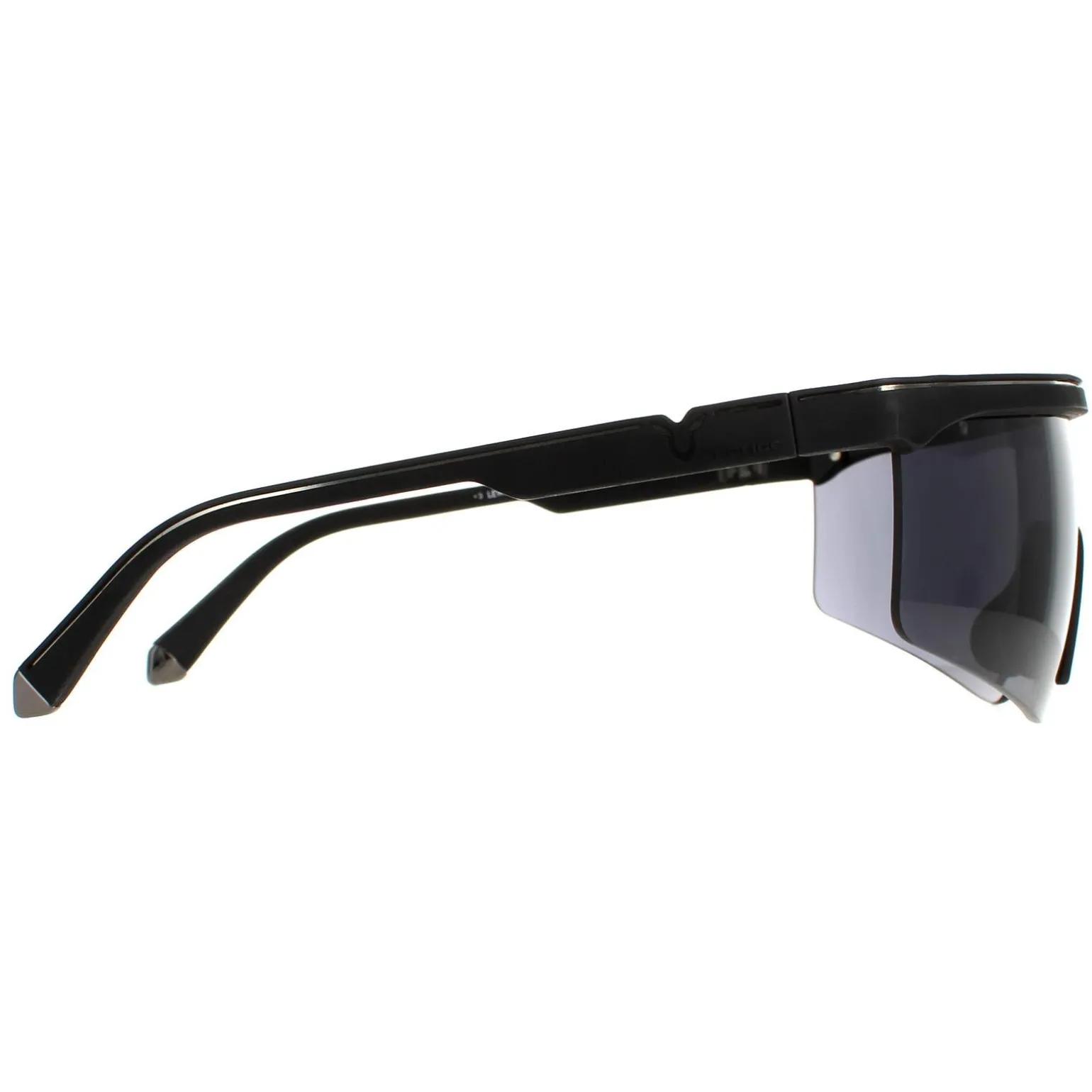 Police Sunglasses SPLA28 Lewis Hamilton 06AA Black Rubber Smoke