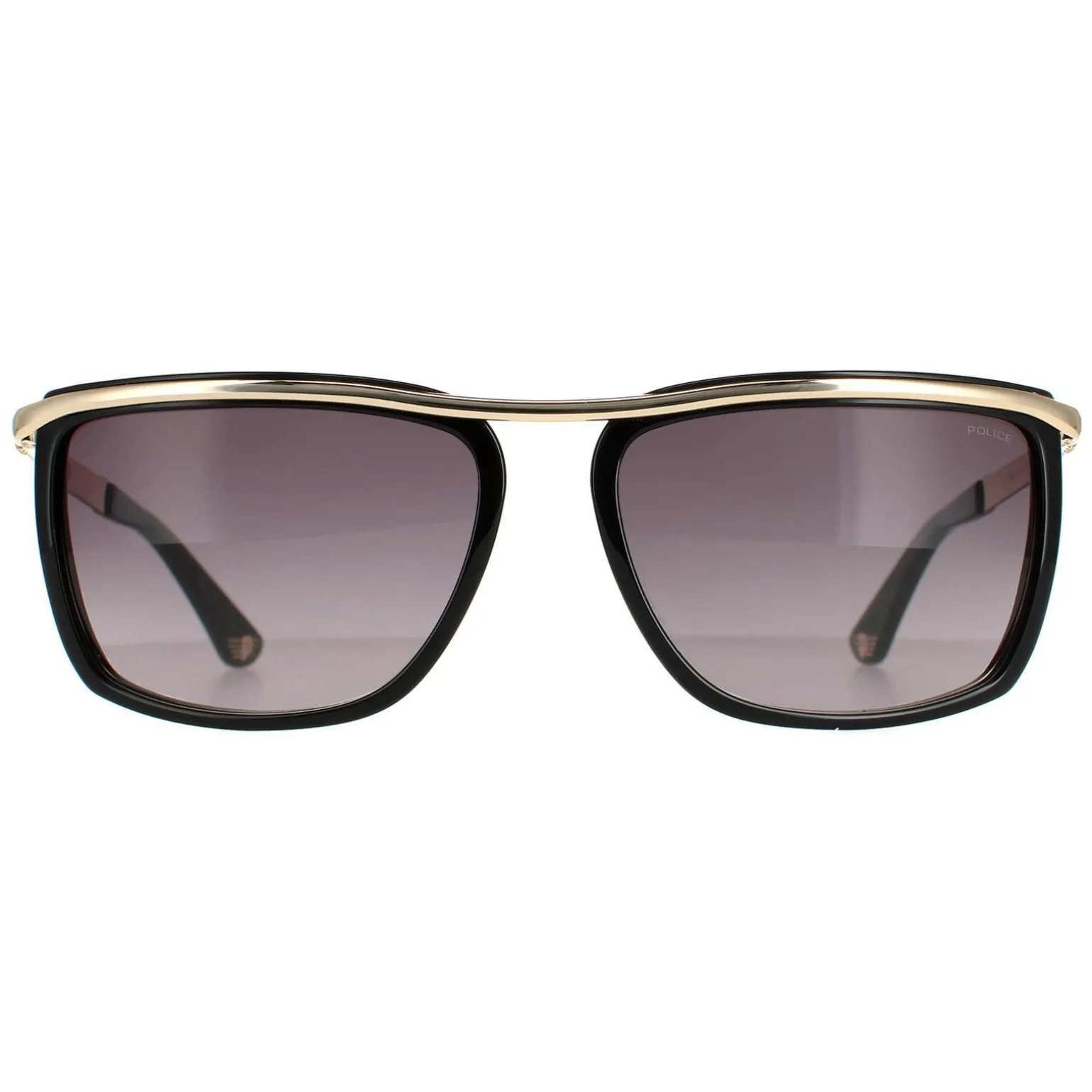 Police Sunglasses SPLB45 Origins 39 0301 Black Rose Gold Grey Gradient