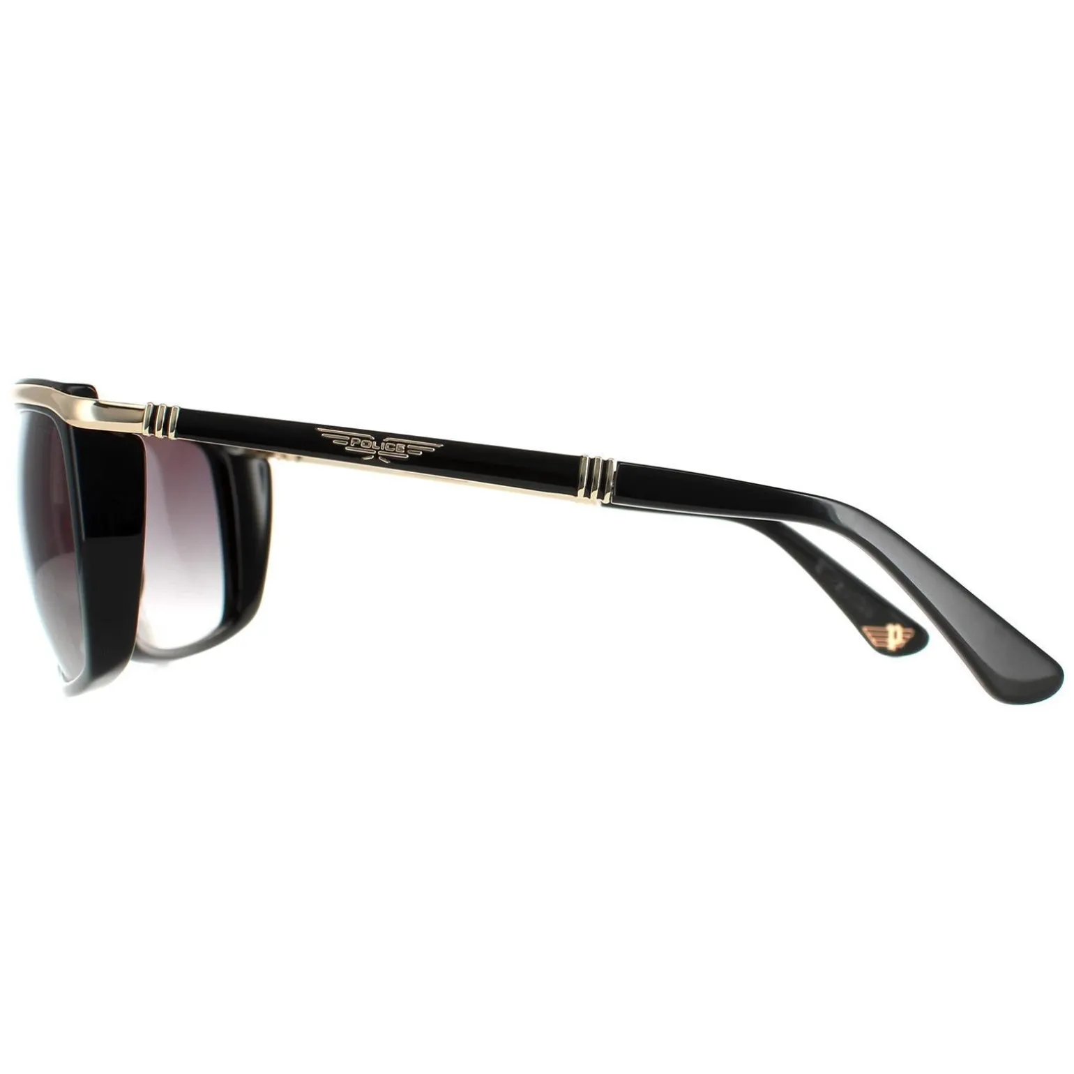 Police Sunglasses SPLB45 Origins 39 0301 Black Rose Gold Grey Gradient