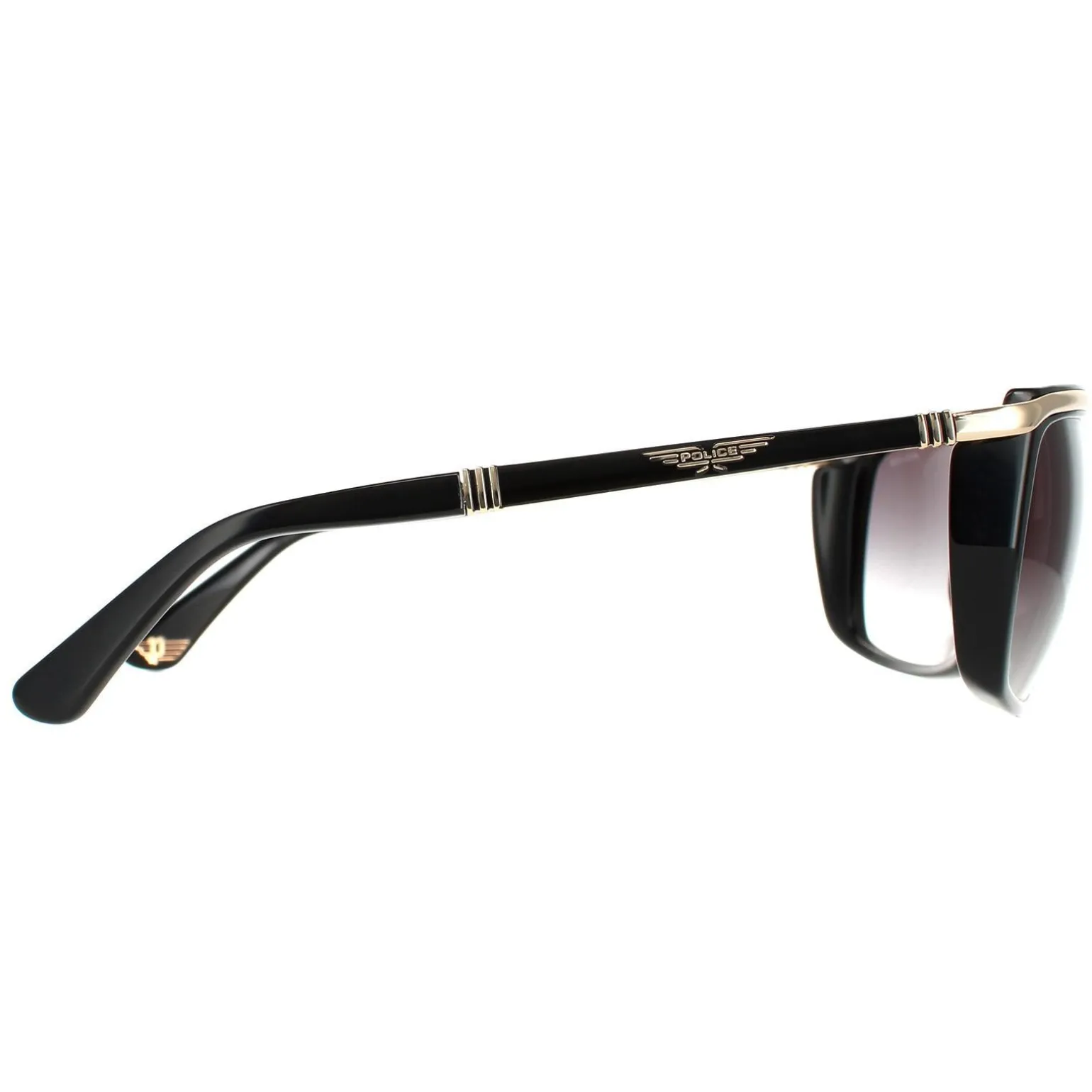 Police Sunglasses SPLB45 Origins 39 0301 Black Rose Gold Grey Gradient