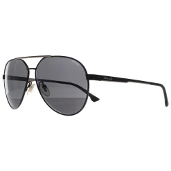 Police Sunglasses SPLB37 Synth 2 0304 Shiny Black Smoke Grey