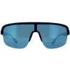 Police Sunglasses SPLB47M Arcade 3 6QSB Matte Midnight Blue Blue Mirro