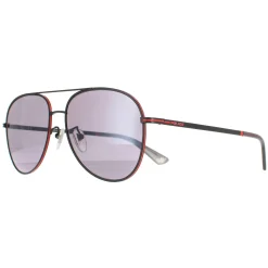 Police Sunglasses SPL777C Chief 1 8U6X Matte Black Smoke Mirror Silver