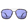 Police Sunglasses SPLC49 Lewis 21 04BL Dark Havana Blue