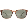 Police Sunglasses SPLD47 Code 4 09N3 Shiny Striped Brown Green