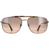 Police Sunglasses SPLD43 Origins 44 584K Shiny Gunmetal Matte Smoke Gr