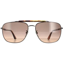 Police Sunglasses SPLD43 Origins 44 584K Shiny Gunmetal Matte Smoke Gr