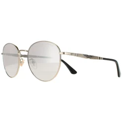 Police Sunglasses SPLE07 Origins Nineties 1 8FFX Shiny Grey Gold Smoke