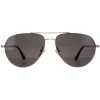 Police Sunglasses SPLE25 Roadie 3 300 Shiny Total Rose Gold Grey Green