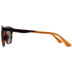 Police Sunglasses SPLF18E 978P Shiny Dark Havana Green Polarized