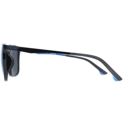 Police Sunglasses SPL770M Vibe 1 Z42B Shiny Black Smoke Mirror Blue