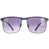 Police Sunglasses SPL570N Crossover 2 0568 Matte Blue Gunmetal Blue Gr