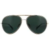 Police Sunglasses SPL966N Origins 12 301P Rose Gold Shiny Black Green
