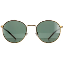 Polo Ralph Lauren Sunglasses PH3133 932471 Semi Shiny Brass Green