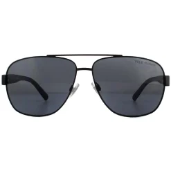Polo Ralph Lauren Sunglasses PH3110 926781 Semi Shiny Black Grey Polar