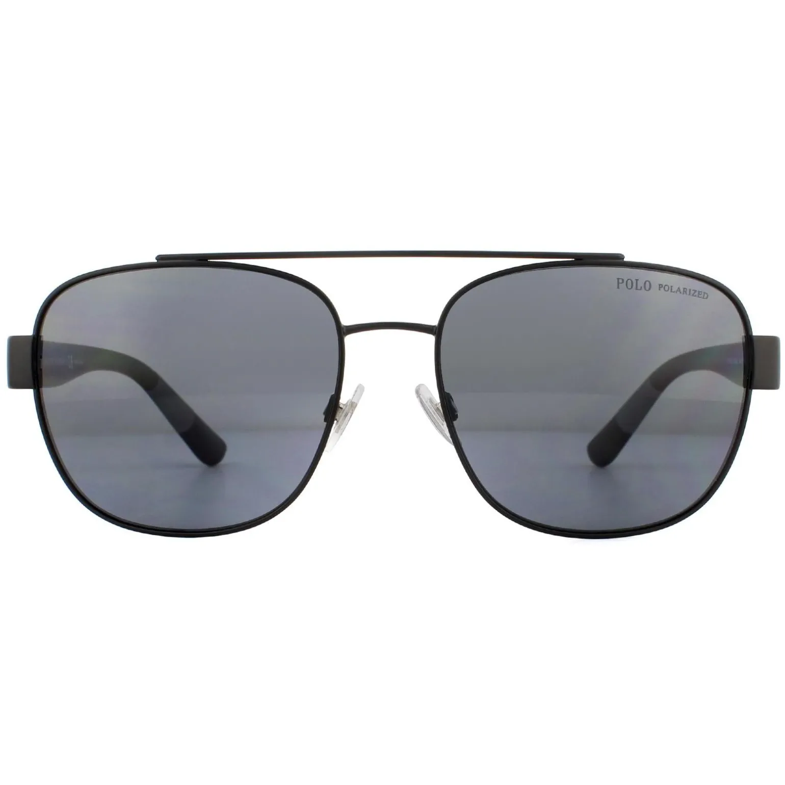 Polo Ralph Lauren Sunglasses PH3119 903881 Matte Black Grey Polarized