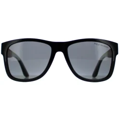 Polo Ralph Lauren Sunglasses PH4162 500181 Shiny Black Grey Polarised