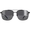 Polo Ralph Lauren Sunglasses PH3135 900381 Shiny Black Grey Polarized