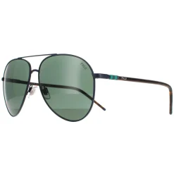 Polo Ralph Lauren Sunglasses PH3131 930371 Matte Navy Blue Green