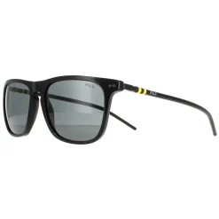 Polo Ralph Lauren Sunglasses PH4168 500187 Shiny Black Grey