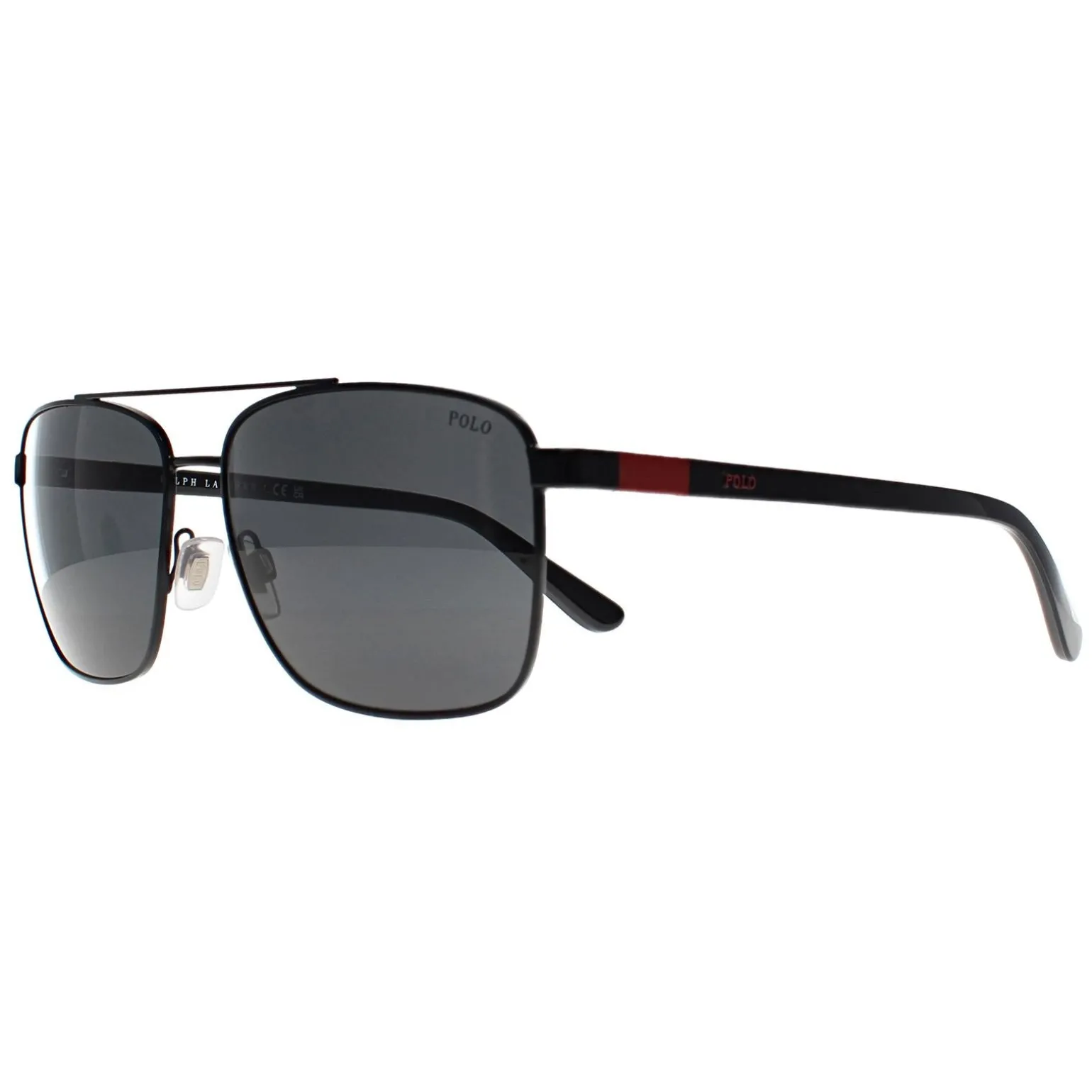 Polo Ralph Lauren Sunglasses PH3137 926787 Semi-Shiny Black Grey