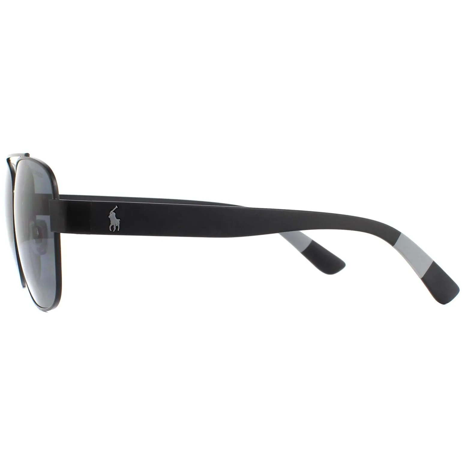 Polo Ralph Lauren Sunglasses PH3119 903881 Matte Black Grey Polarized
