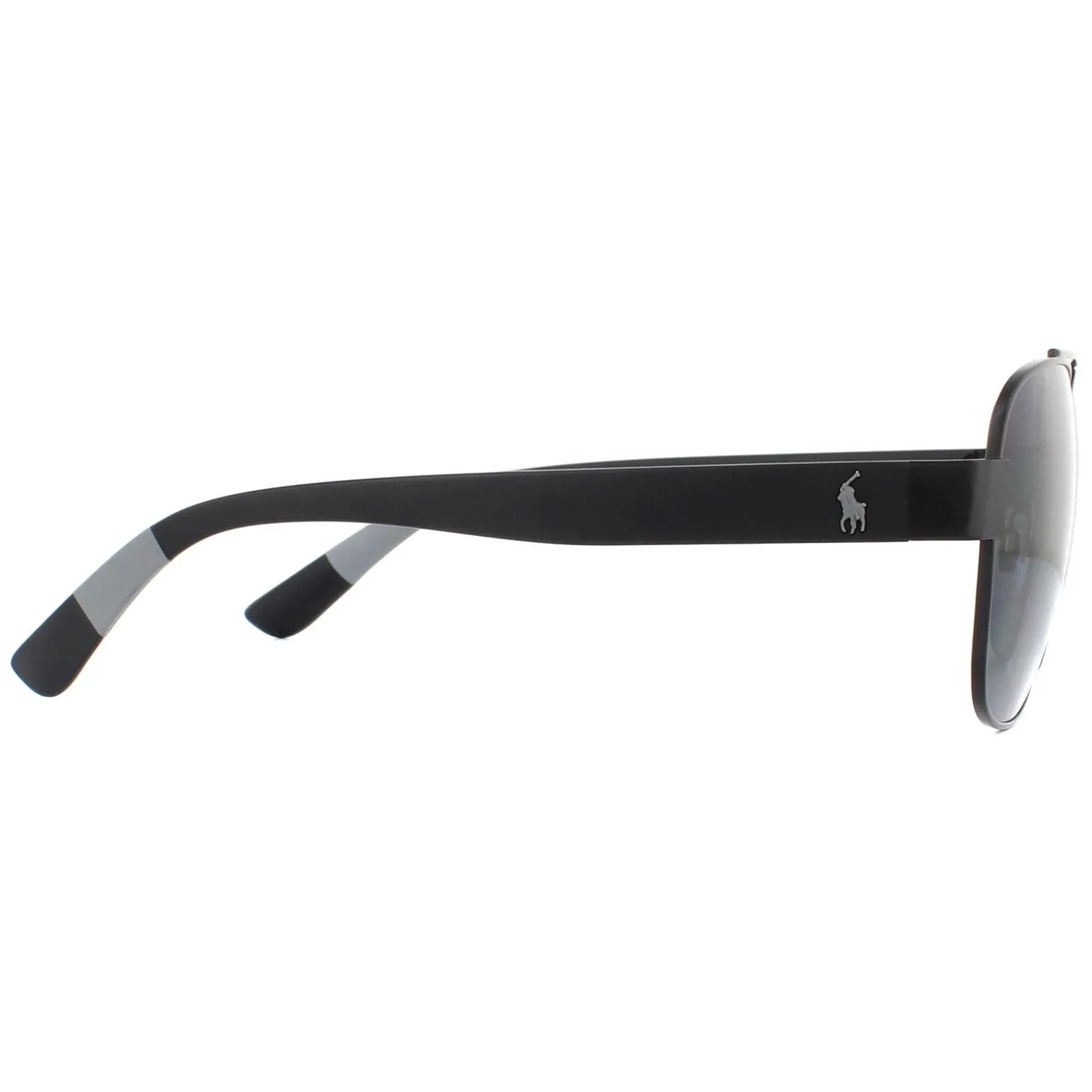 Polo Ralph Lauren Sunglasses PH3119 903881 Matte Black Grey Polarized