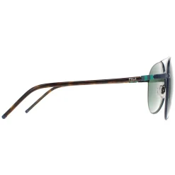Polo Ralph Lauren Sunglasses PH3131 930371 Matte Navy Blue Green