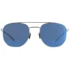 Porsche Design Sunglasses P8695 D Palladium Strong Dark Blue Mirror