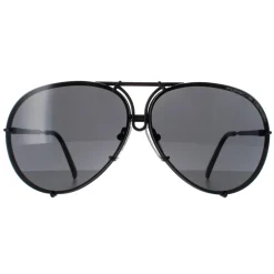 Porsche Design Sunglasses P8478 D Matte Black Dark Green & Spare Brown