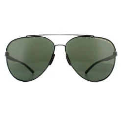 Porsche Design Sunglasses P8682 A Matte Black Green