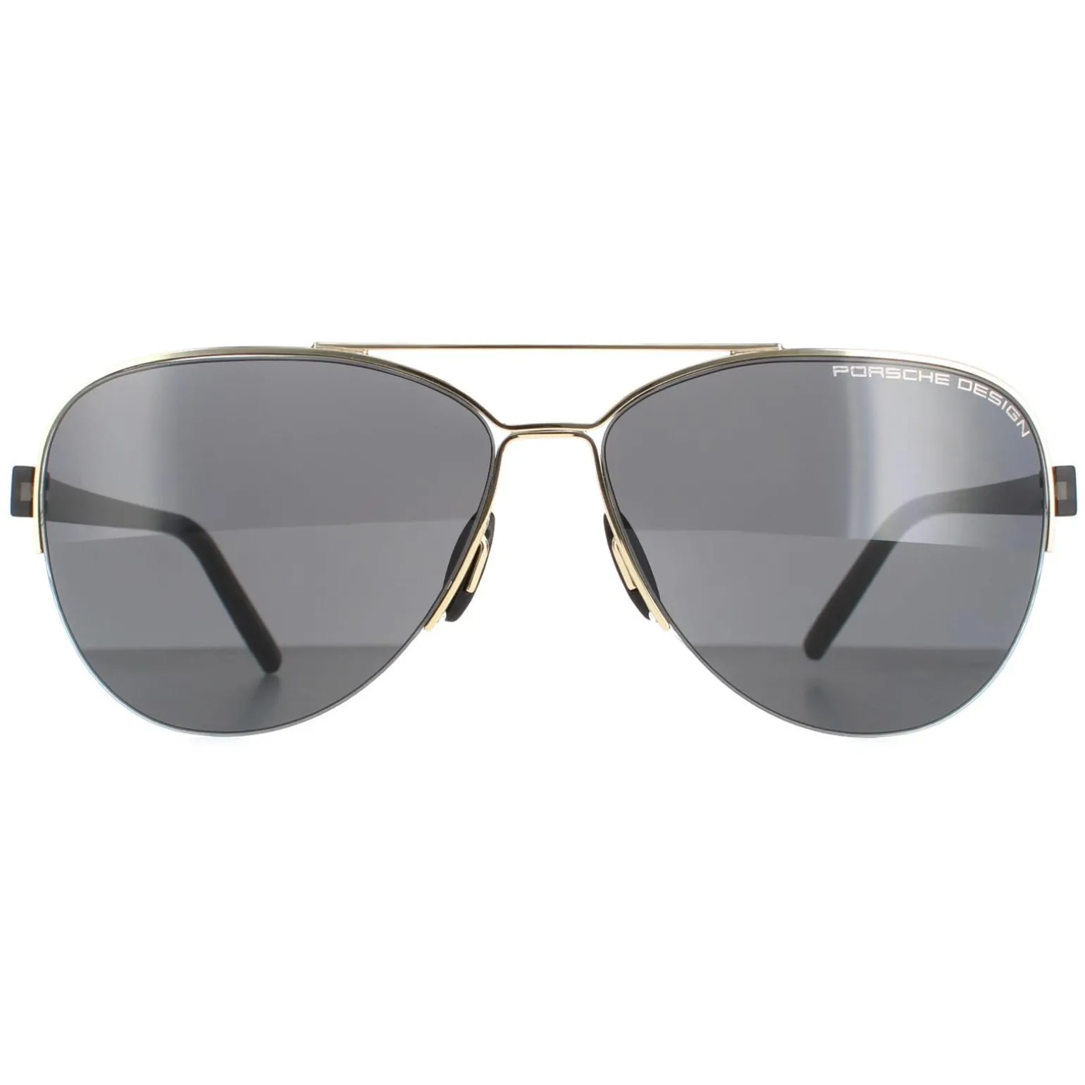Porsche Design Sunglasses P8676 D Gold Grey Blue