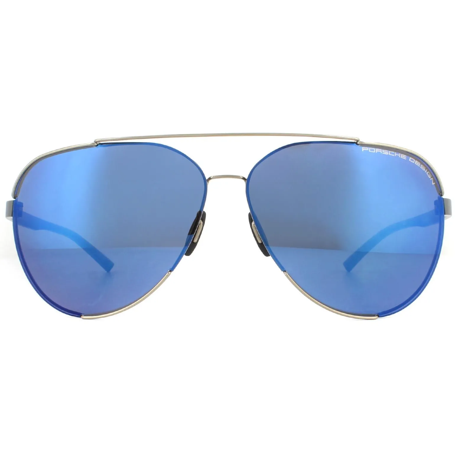 Porsche Design Sunglasses P8682 D Gold Blue Silver Mirror