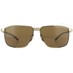 Porsche Design Sunglasses P8680 B Gold Brown