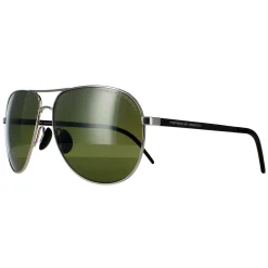 Porsche Design Sunglasses P8651 F Palladium Green Polarized