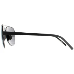 Porsche Design Sunglasses P8676 A Black Mercury Silver Mirror
