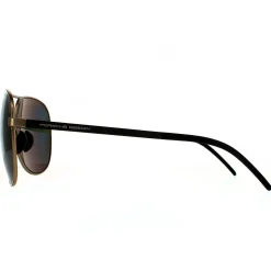 Porsche Design Sunglasses P8651 B Gold Green Grey Polarized