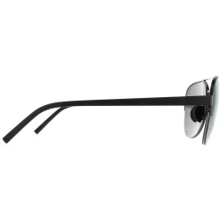 Porsche Design Sunglasses P8676 A Black Mercury Silver Mirror