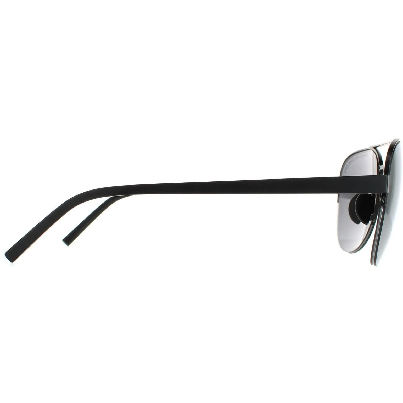 Porsche Design Sunglasses P8676 A Black Mercury Silver Mirror