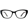 Prada Eyeglasses PR19WV 1AB1O1 Black Women