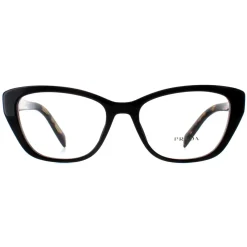 Prada Eyeglasses PR19WV 1AB1O1 Black Women