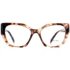 Prada Eyeglasses PR18WV 07R1O1 Caramel Tortoise Women