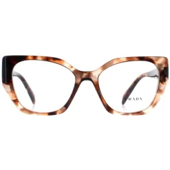Prada Eyeglasses PR18WV 07R1O1 Caramel Tortoise Women