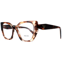 Prada Eyeglasses PR18WV 07R1O1 Caramel Tortoise Women