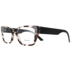 Prada Eyeglasses PR11YV UAO1O1 Black and White Women